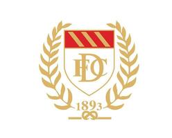 dundee fc klubb logotyp symbol skottland liga fotboll abstrakt design vektor illustration