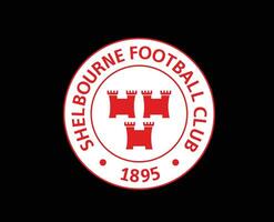 shelbourne Verein Symbol Logo Irland Liga Fußball abstrakt Design Vektor Illustration mit schwarz Hintergrund