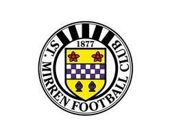 st mirren fc Verein Logo Symbol Schottland Liga Fußball abstrakt Design Vektor Illustration
