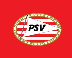 psv eindhoven Verein Logo Symbol Niederlande Eredivisie Liga Fußball abstrakt Design Vektor Illustration mit rot Hintergrund