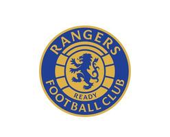 Glasgow Ranger Verein Symbol Logo Schottland Liga Fußball abstrakt Design Vektor Illustration