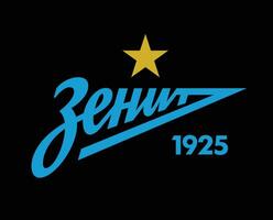 Zenit st Petersburg Verein Symbol Logo Russland Liga Fußball abstrakt Design Vektor Illustration mit schwarz Hintergrund