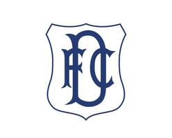 dundee fc logotyp klubb symbol skottland liga fotboll abstrakt design vektor illustration