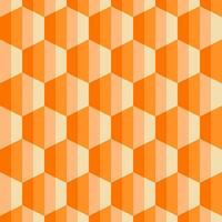 orange geometrisk sexhörning mönster använda sig av för bakgrund design, skriva ut, social nätverk, förpackning, textil, webb, omslag, baner och etc. vektor