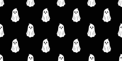 spöke sömlös mönster vektor halloween läskigt scarf isolerat upprepa tapet bricka bakgrund jäkel ondska tecknad serie illustration gåva slå in papper klotter design