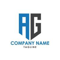 ag-Logo-Design vektor