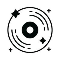 Vinyl Aufzeichnung Vektor Design, Symbol von Musik- Rabatt im modern Stil