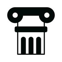 ladda ner detta premie ikon av roman och grekisk antik kolumn, redo till använda sig av vektor