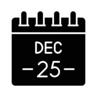 Weihnachten Datum auf Kalender, Weihnachten Kalender Vektor Design