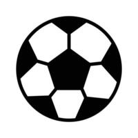 ein Gut entworfen Symbol von Fußball im modisch Stil, isoliert auf Weiß Hintergrund vektor