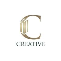 Gebäude Brief c Logo Design Element Vektor mit modern Konzept