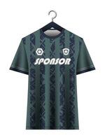 fotboll jersey attrapp för fotboll klubb. vektor sublimering sporter kläder design. enhetlig främre se mallar fotboll jersey. jersey design idéer.