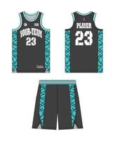 basketboll jersey mall design, basketboll enhetlig attrapp design, vektor sublimering sporter kläder design, jersey basketboll idéer.