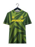 fotboll jersey attrapp för fotboll klubb. vektor sublimering sporter kläder design. enhetlig främre se mallar fotboll jersey. jersey design idéer.