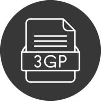 3gp Datei Format Vektor Symbol