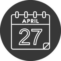 27 april vektor ikon