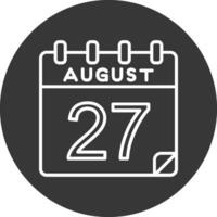 27 August Vektor Symbol