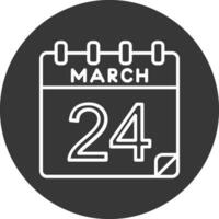 24 März Vektor Symbol