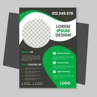 kostenlos geometrisch Vektor gestalten und sauber a4 Flyer Broschüre Vorlage Design, korporativ Geschäft Flyer, Broschüre Design mit Attrappe, Lehrmodell, Simulation