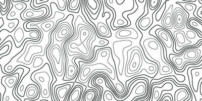 abstrakt Muster mit Linien. Hintergrund von das topografisch Karte. vektor