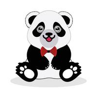 söt panda ClipArt vektor