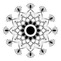 mandala bakgrundsdesign. vektor