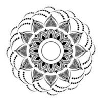 Mandala-Hintergrunddesign. vektor