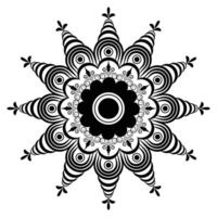 Mandala-Hintergrunddesign. vektor