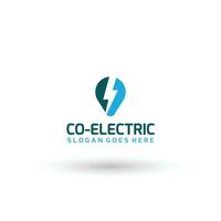 elektrisch Unternehmen Logo Vorlage, abstrakt Logo Design, kreativ Logo Vorlage vektor