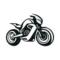 väg motorcykel, motor sport logotyp vektor