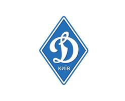 dynamo kyiv klubb symbol logotyp ukraina liga fotboll abstrakt design vektor illustration