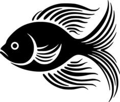 Fisch - - minimalistisch und eben Logo - - Vektor Illustration