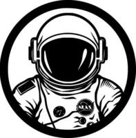 Astronaut, minimalistisch und einfach Silhouette - - Vektor Illustration