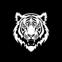 Tiger - - minimalistisch und eben Logo - - Vektor Illustration