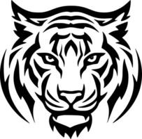 Tiger - - minimalistisch und eben Logo - - Vektor Illustration