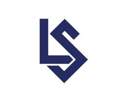 lausanne sport klubb symbol logotyp schweiz liga fotboll abstrakt design vektor illustration