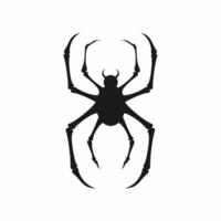 Spinne Vektor Symbol Illustration isoliert auf Weiß Hintergrund