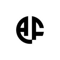 af brev logotyp design vektor mall. abstrakt brev af länkad logotyp