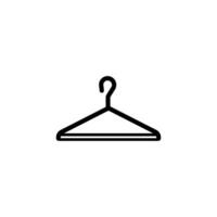 Kleider Aufhänger Symbol Design Vektor Vorlagen