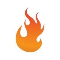 Feuer Logo Vorlage Flamme Symbol Symbol Vektor