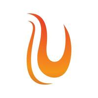 Feuer Logo Vorlage Flamme Symbol Symbol Vektor