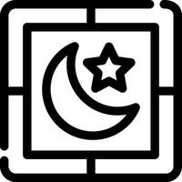 Nacht kreatives Icon-Design vektor