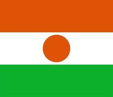 nigerien flagga niger vektor