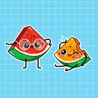 Wassermelonenfruchtillustration vektor