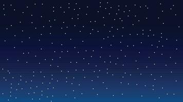 Nacht Himmel Hintergrund Design voll von Sterne vektor