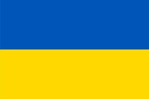 ukrainska ukrainska flaggan vektor