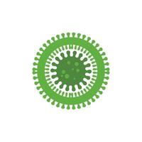 Virus und Bakterien Symbol Vektor Illustration Design