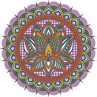 Mandala Lotus mehrschichtig Dateien, Mauer Dekor vektor