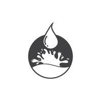 Wasser Spritzen Logo Symbol Illustration Design vektor