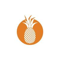 Ananas Symbol Vektor Illustration Design